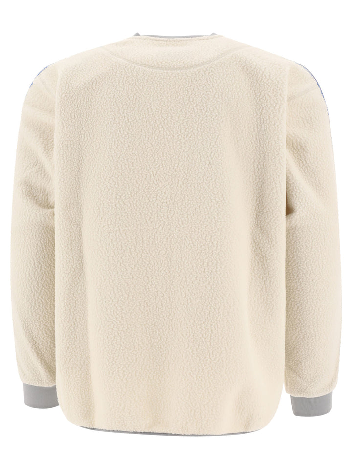 And Wander X Maison Kitsuné Sweatshirts White