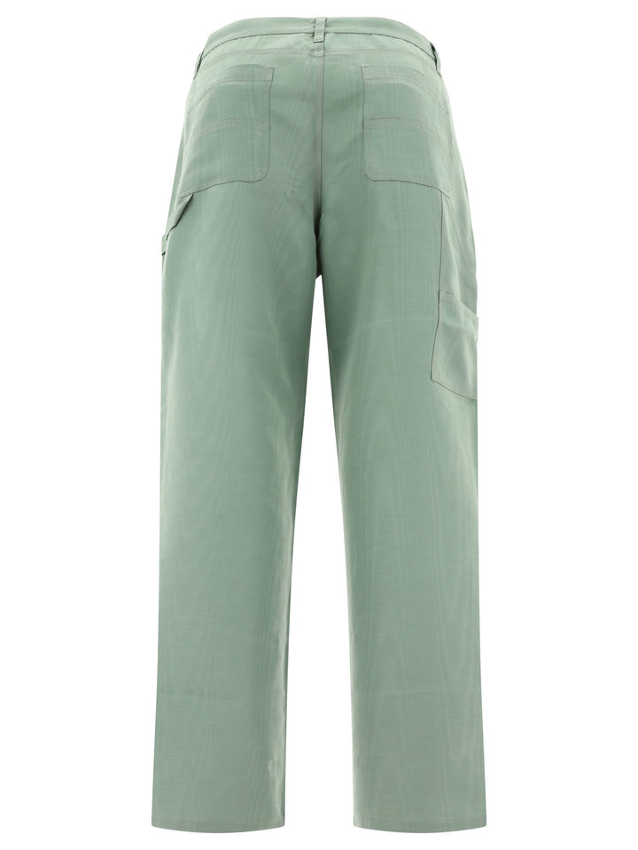 Double Knee Trousers Green