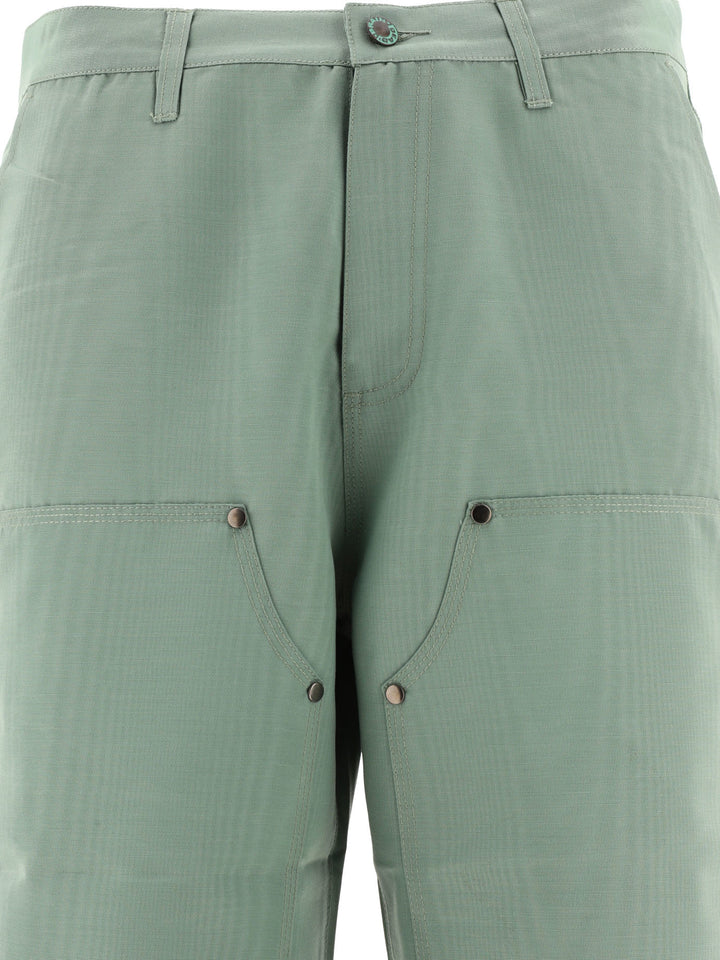 Double Knee Trousers Green