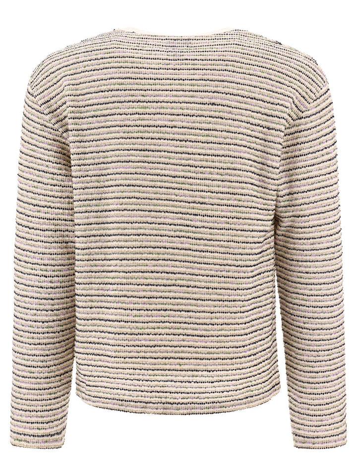 Gauze Sweater Knitwear Beige