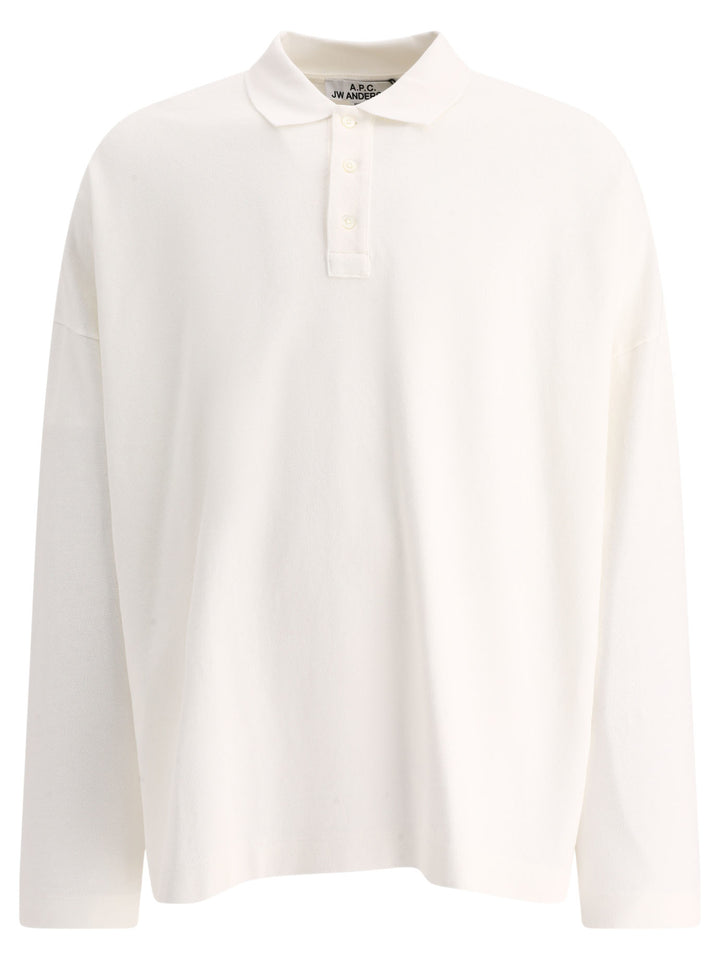 Apc X Jw Anderson Polo Shirts White