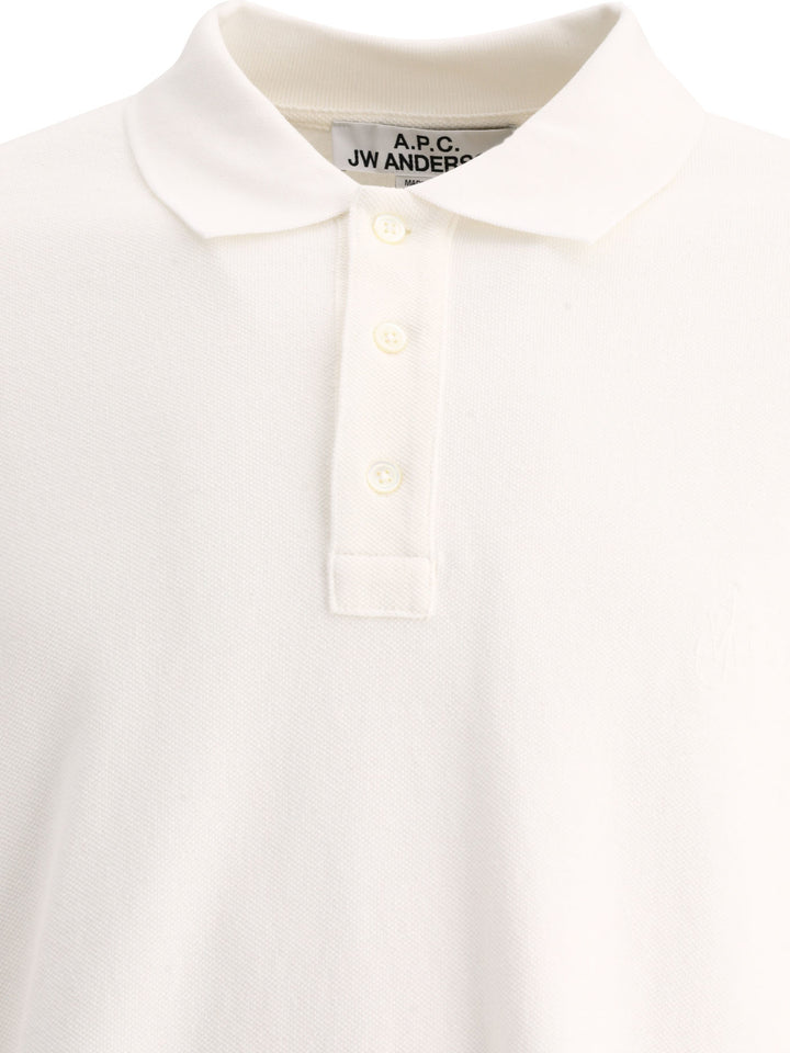 Apc X Jw Anderson Polo Shirts White