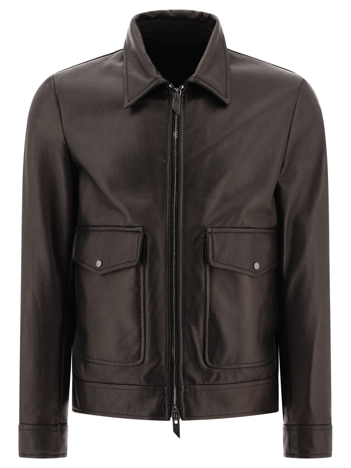 Leather Biker Jacket Jackets Black