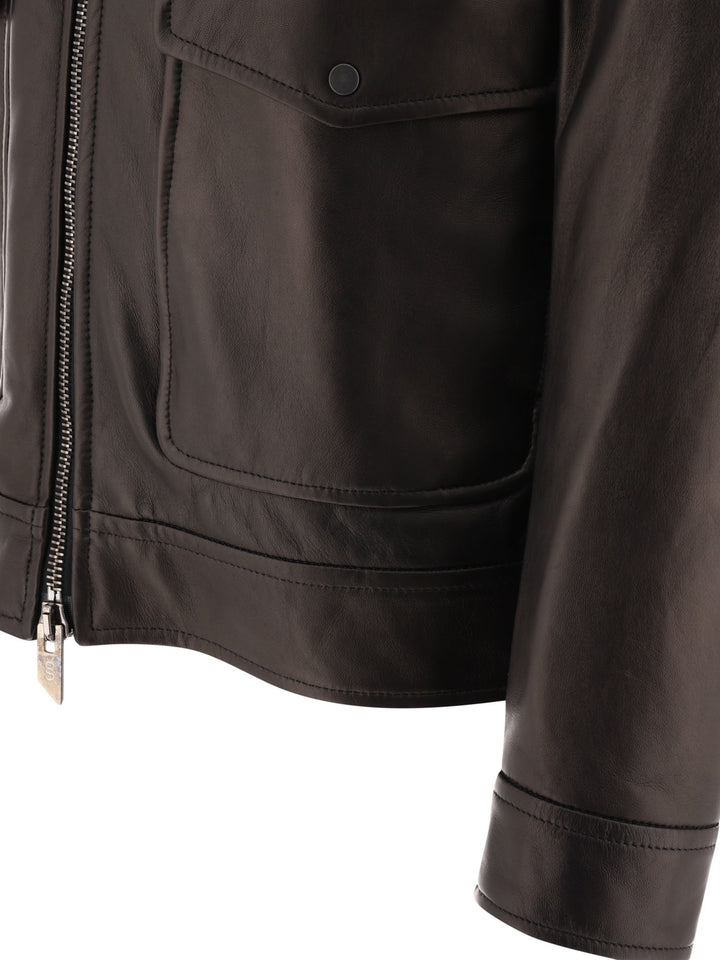 Leather Biker Jacket Jackets Black