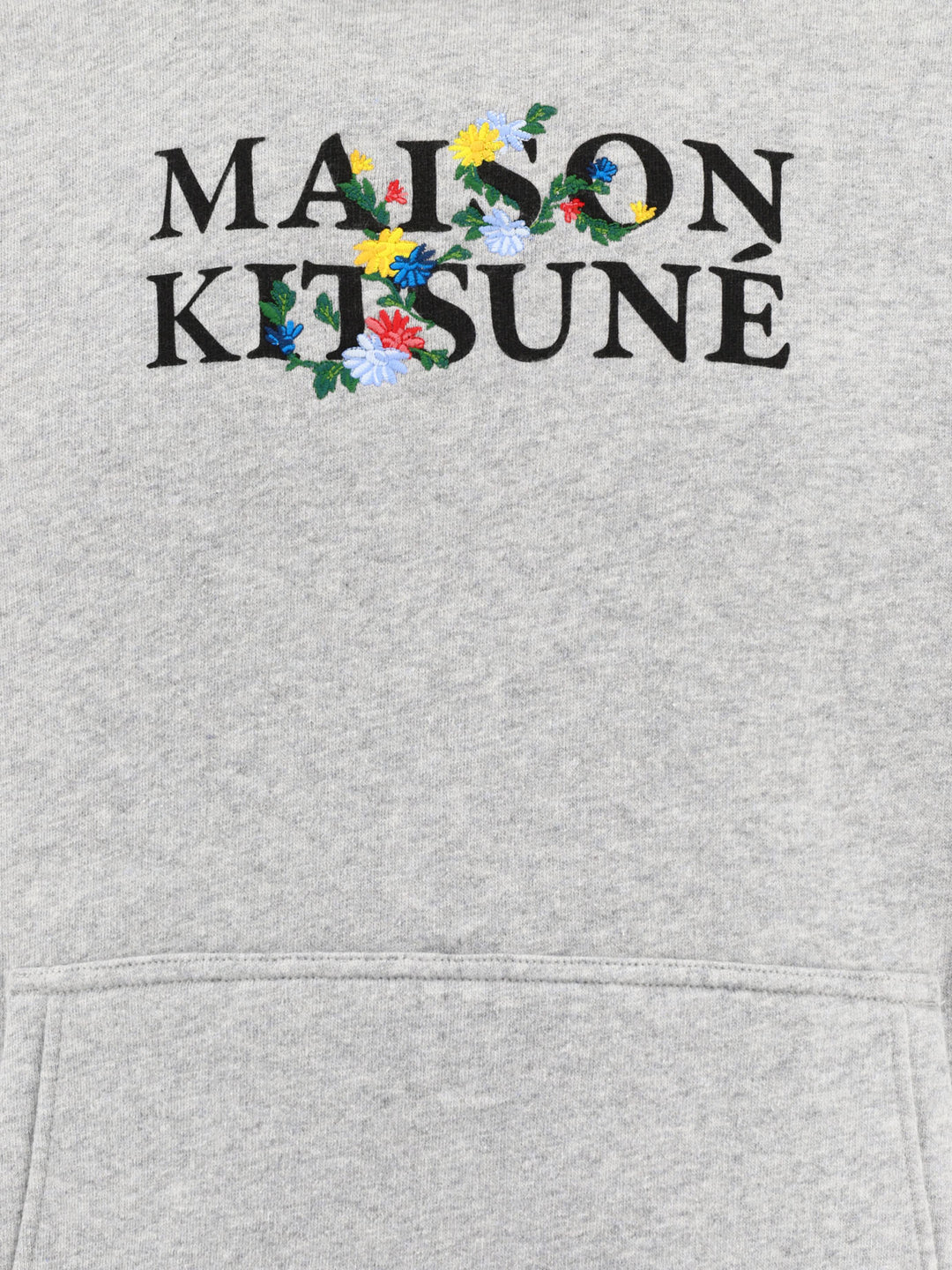 Maison Kitsuné Flowers Sweatshirts Grey