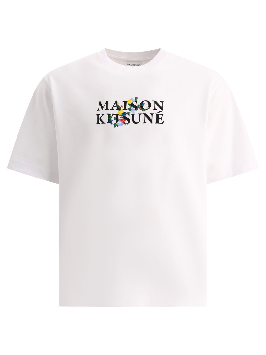 Maison Kitsuné Flowers T-Shirts White