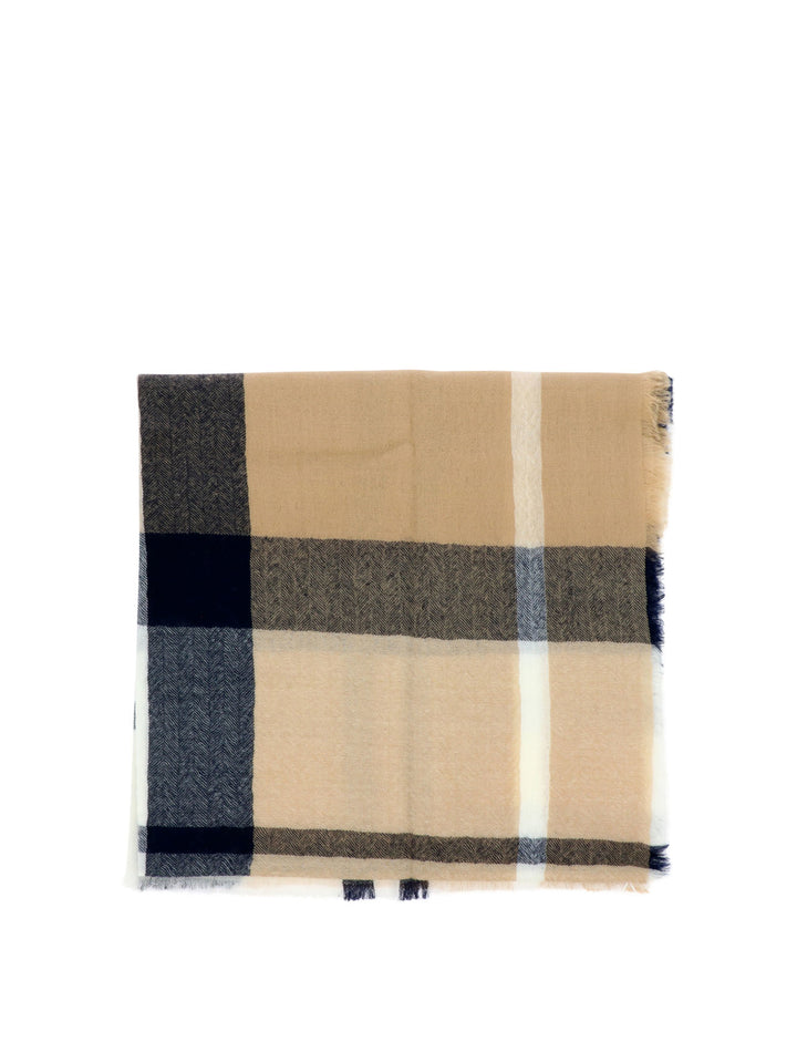 Lawers Tartan Scarves Beige