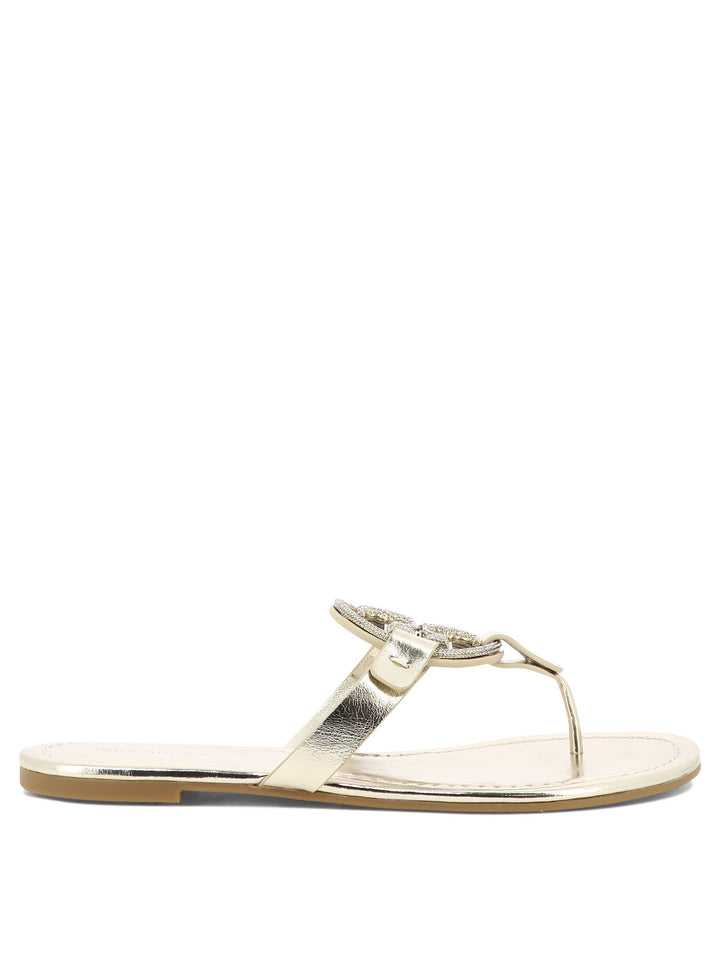 Miller Pave Sandals Gold