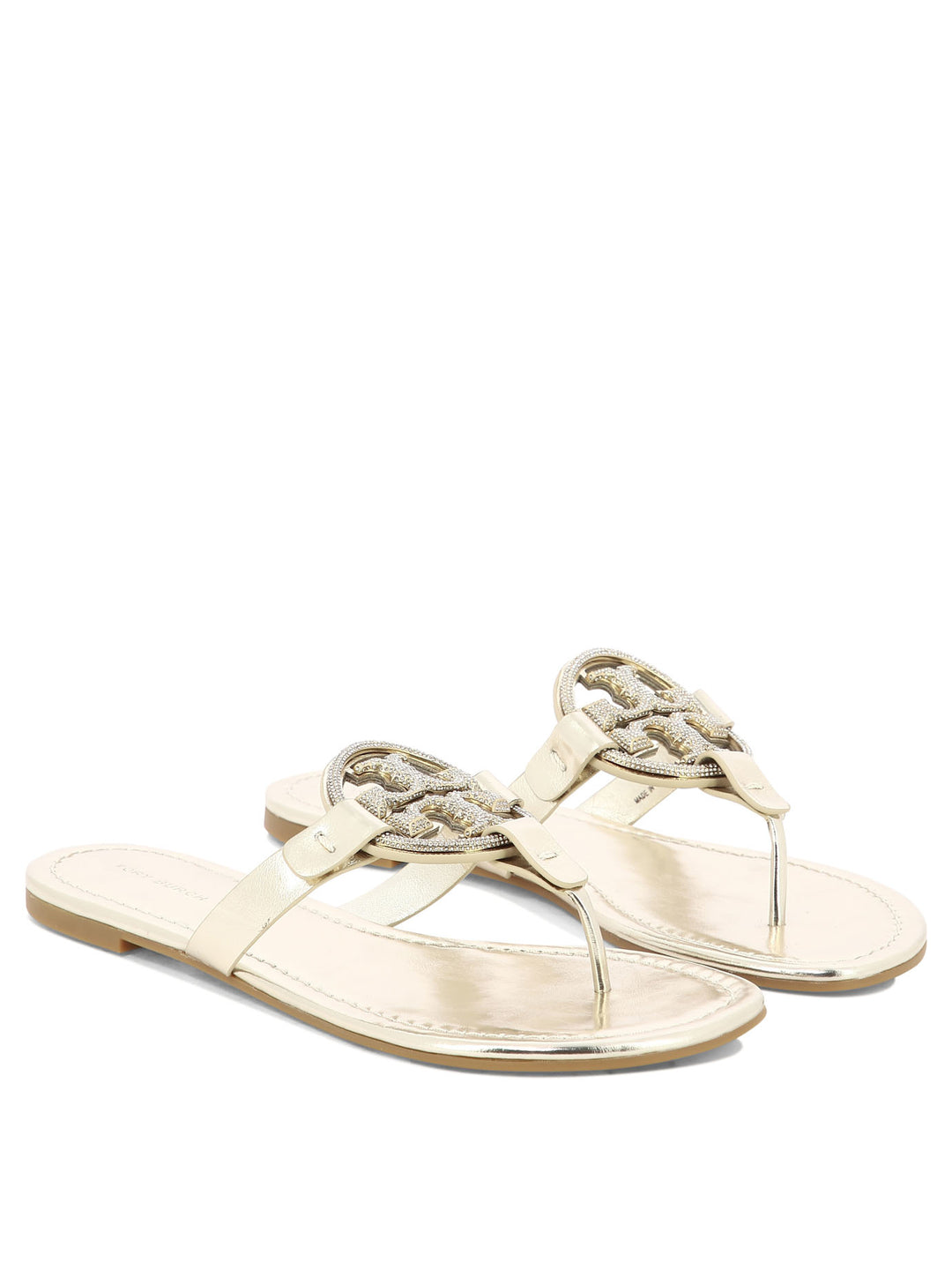 Miller Pave Sandals Gold