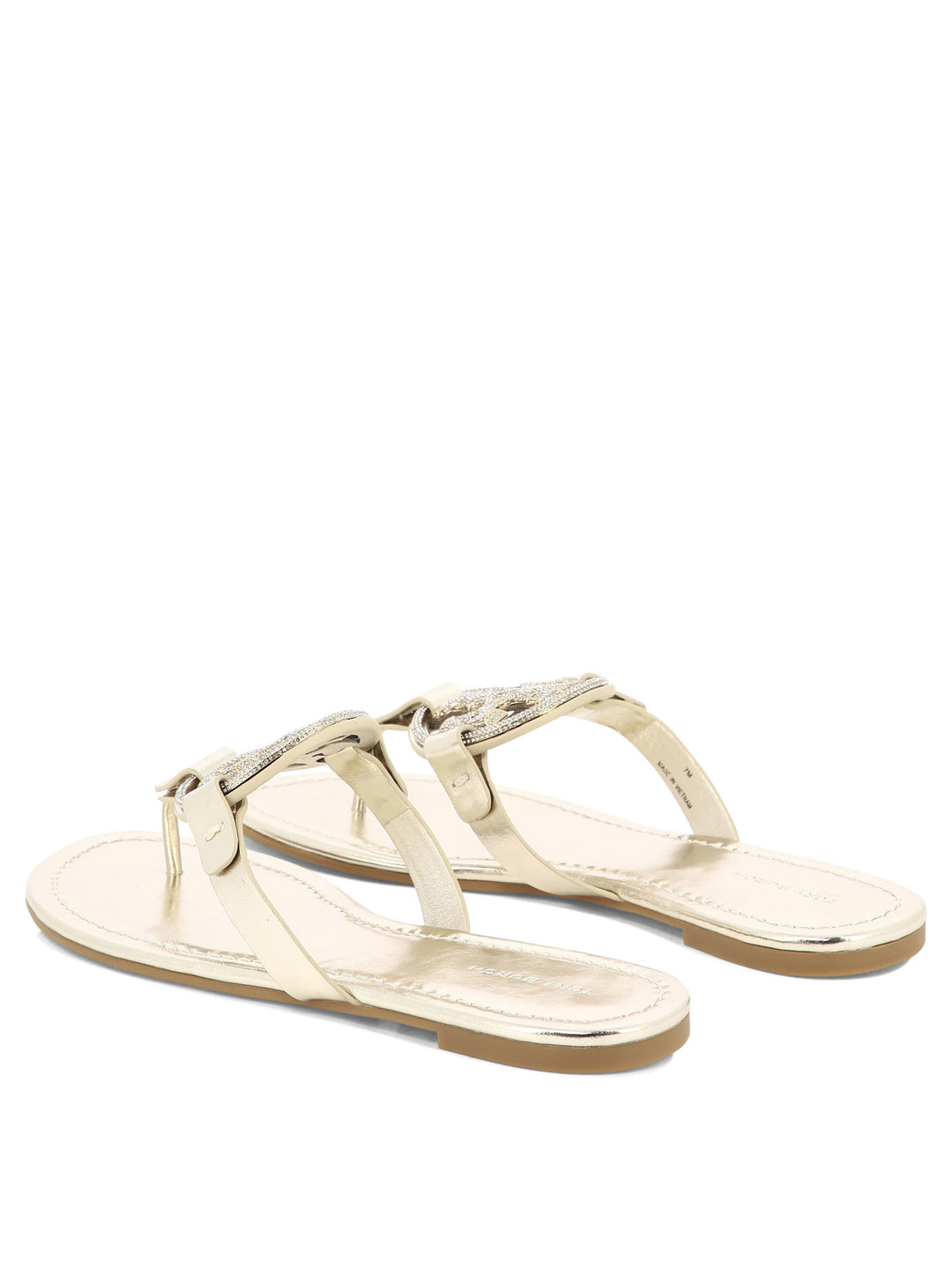 Miller Pave Sandals Gold