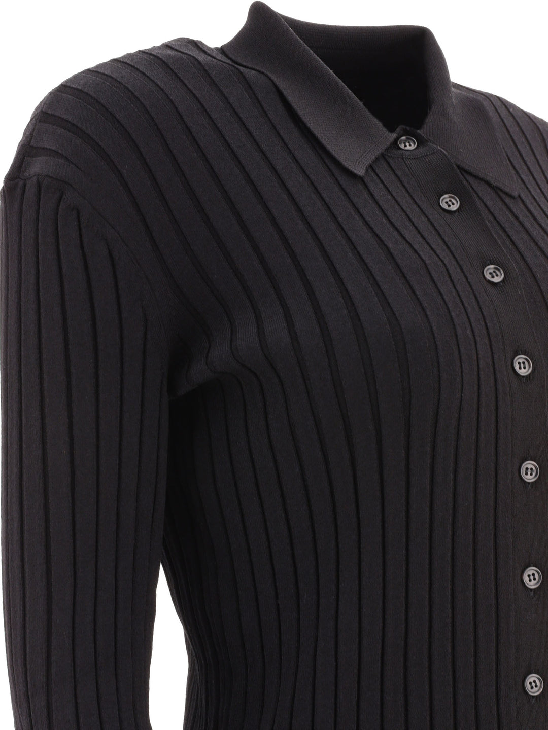 Ribbed Shirt Shirts Black