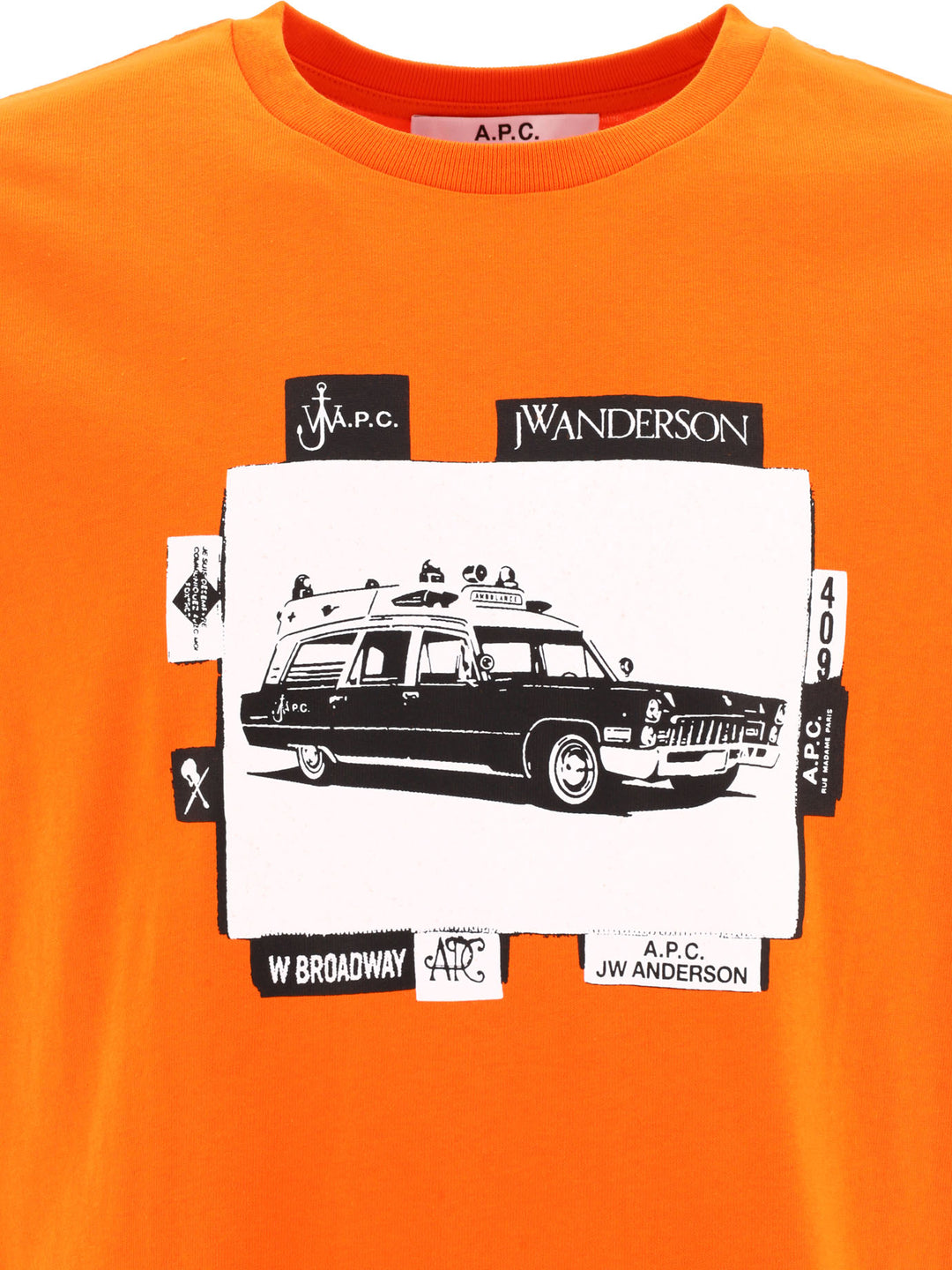 Jo Apc X Jw Anderson T-Shirts Orange