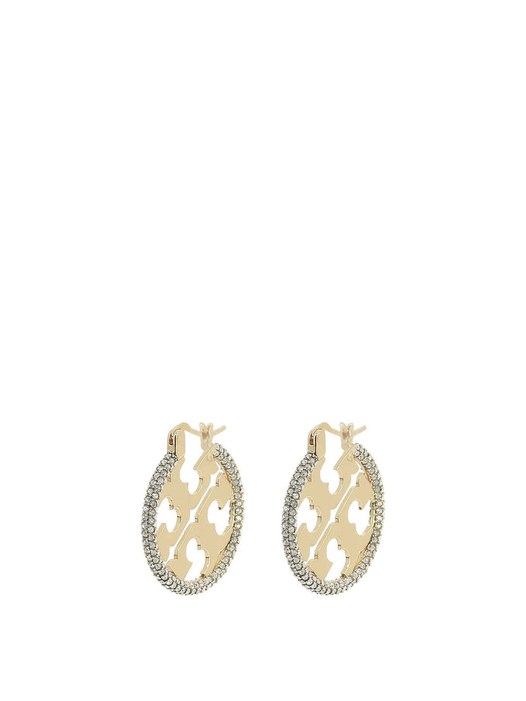 Logo Earrings Jewels Gold