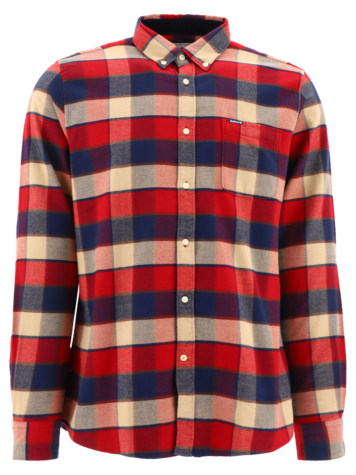 Barbour Valley Shirts Red