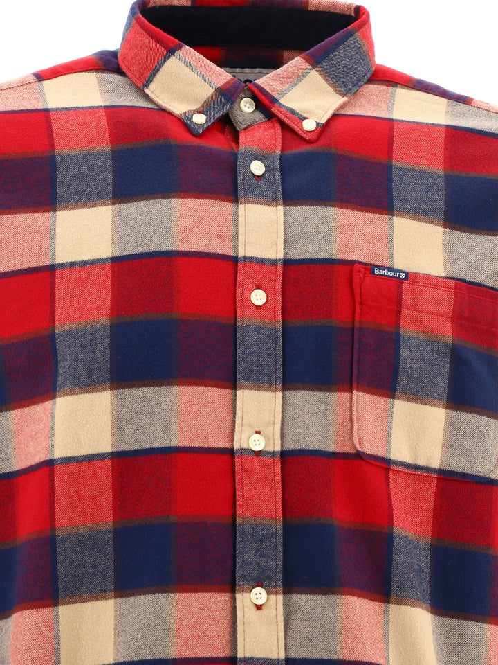 Barbour Valley Shirts Red