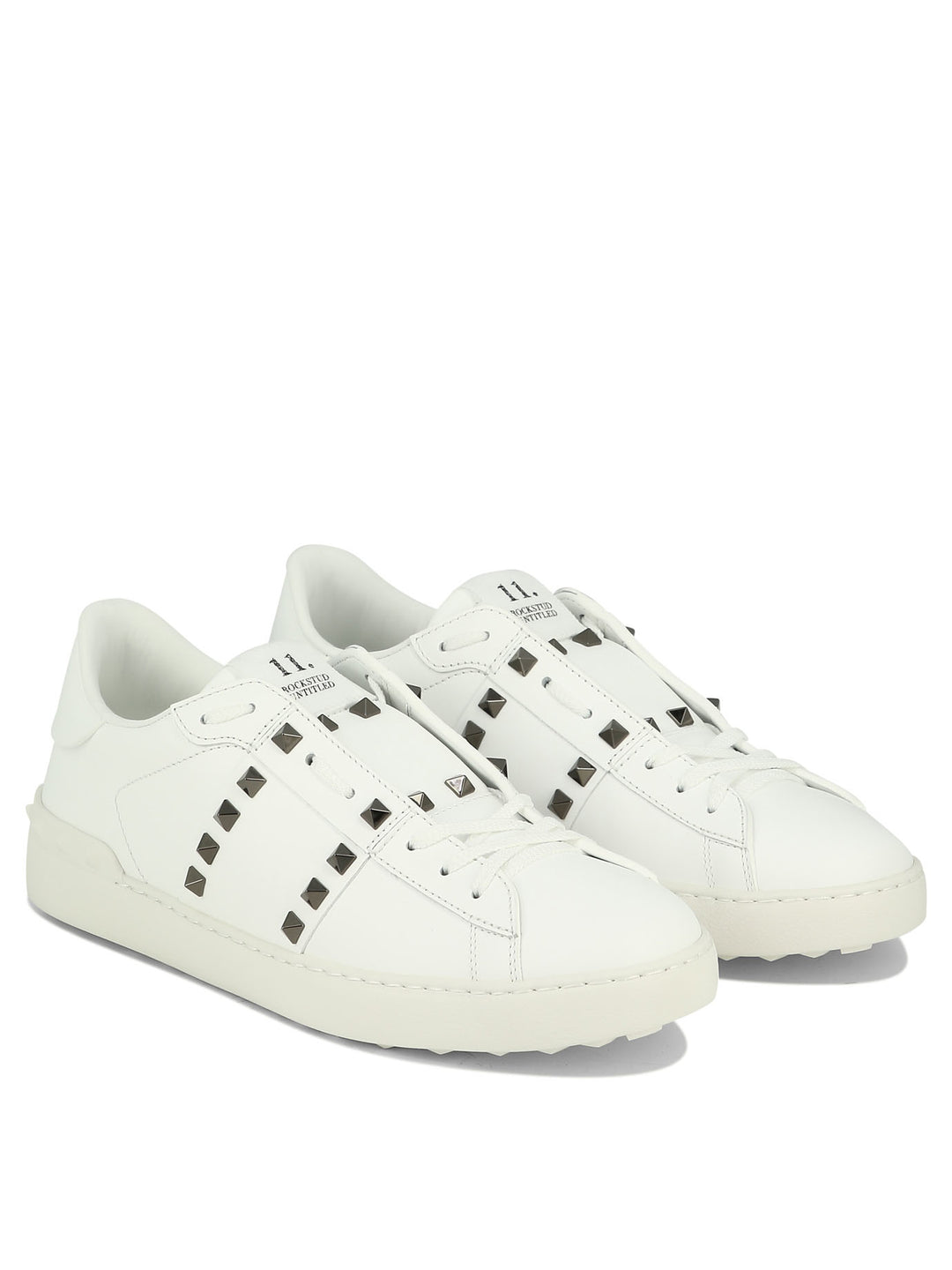 Rockstud Untitled Sneakers & Slip-On White