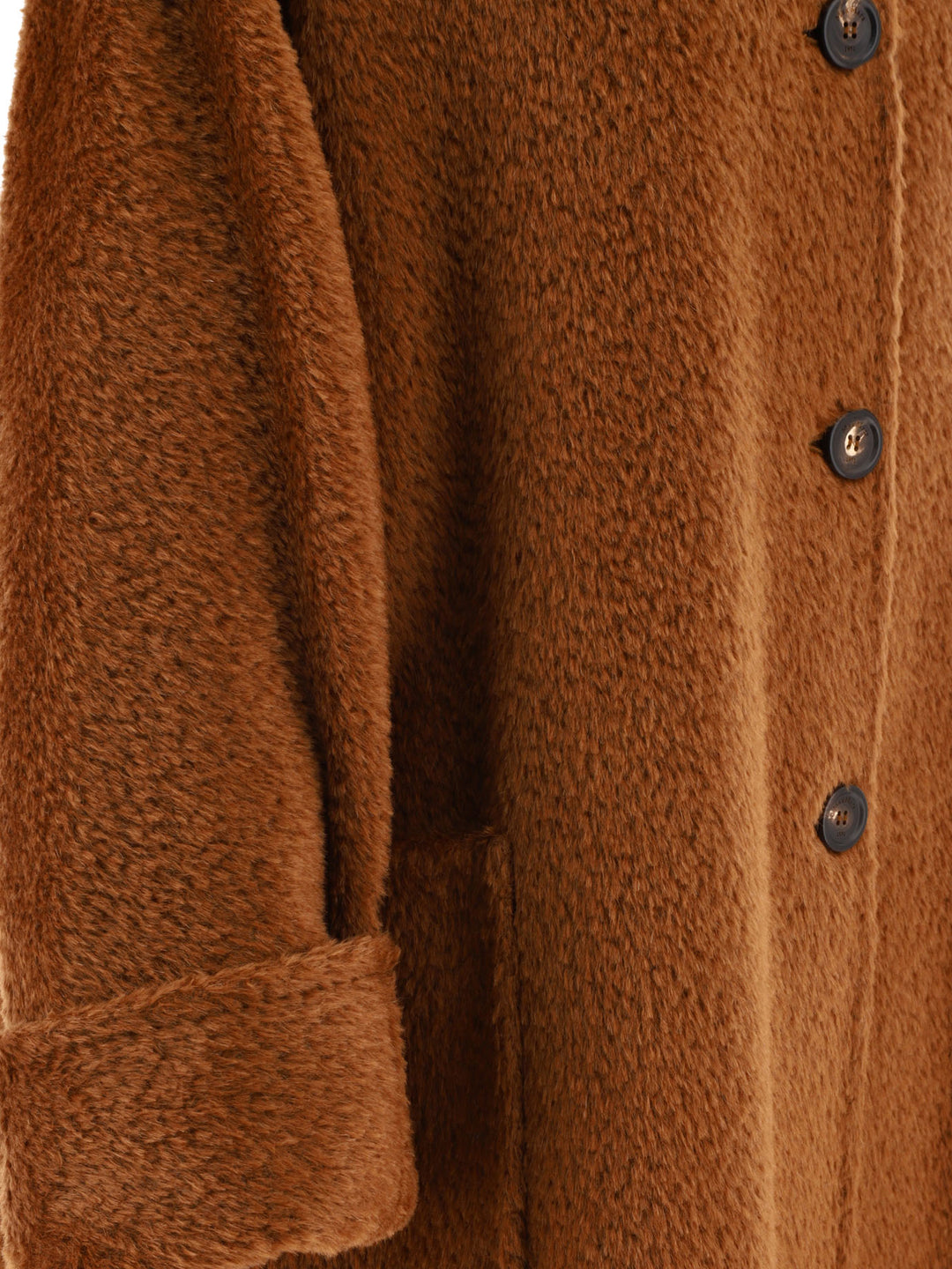 Oversized Alpaca And Wool Coat Coats Brown