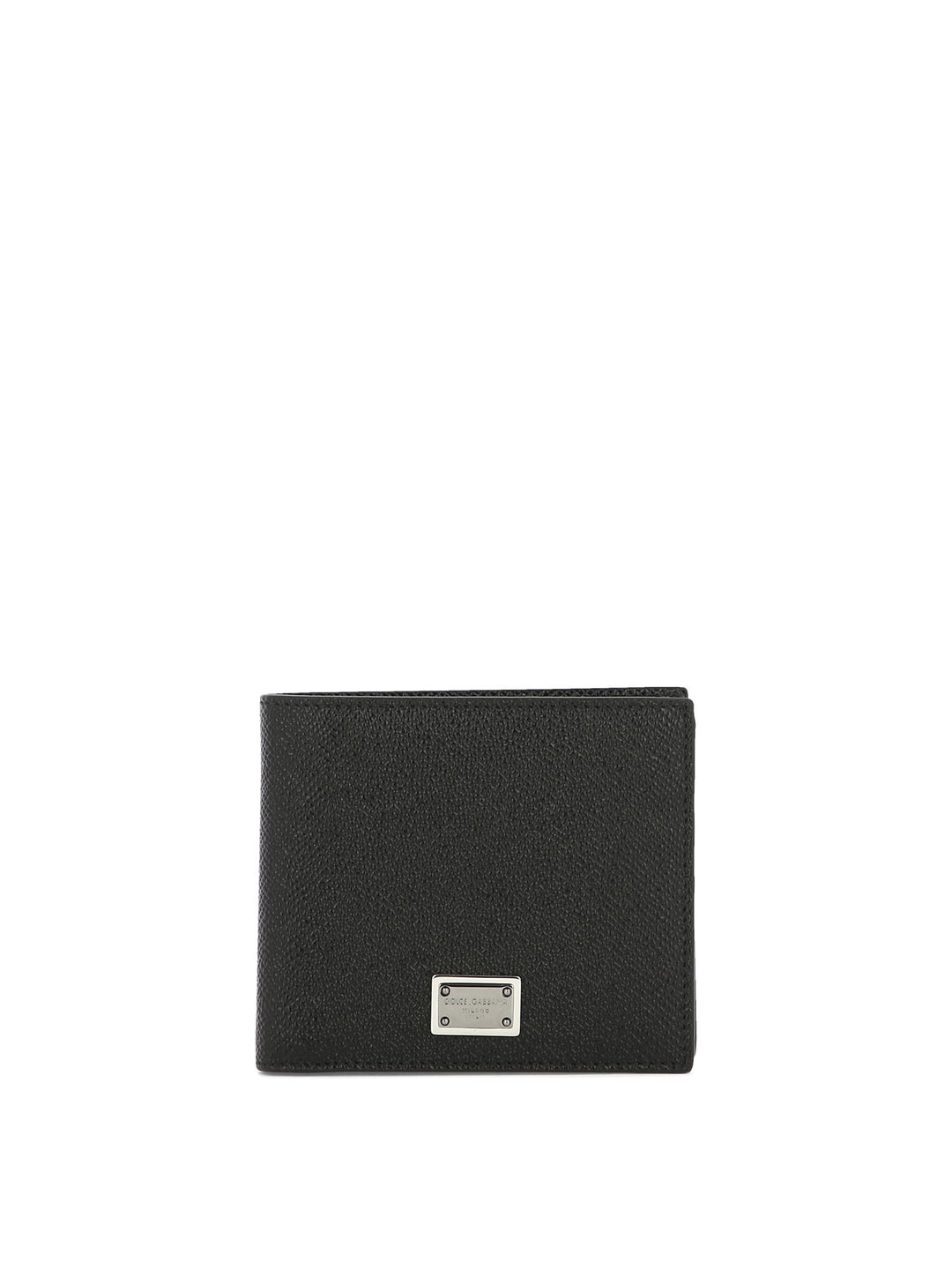 Wallet With Logo Plaque Wallets & Card Holders Black