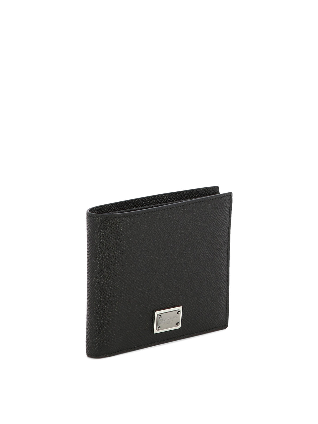 Wallet With Logo Plaque Wallets & Card Holders Black