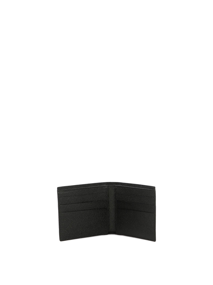 Wallet With Logo Plaque Wallets & Card Holders Black