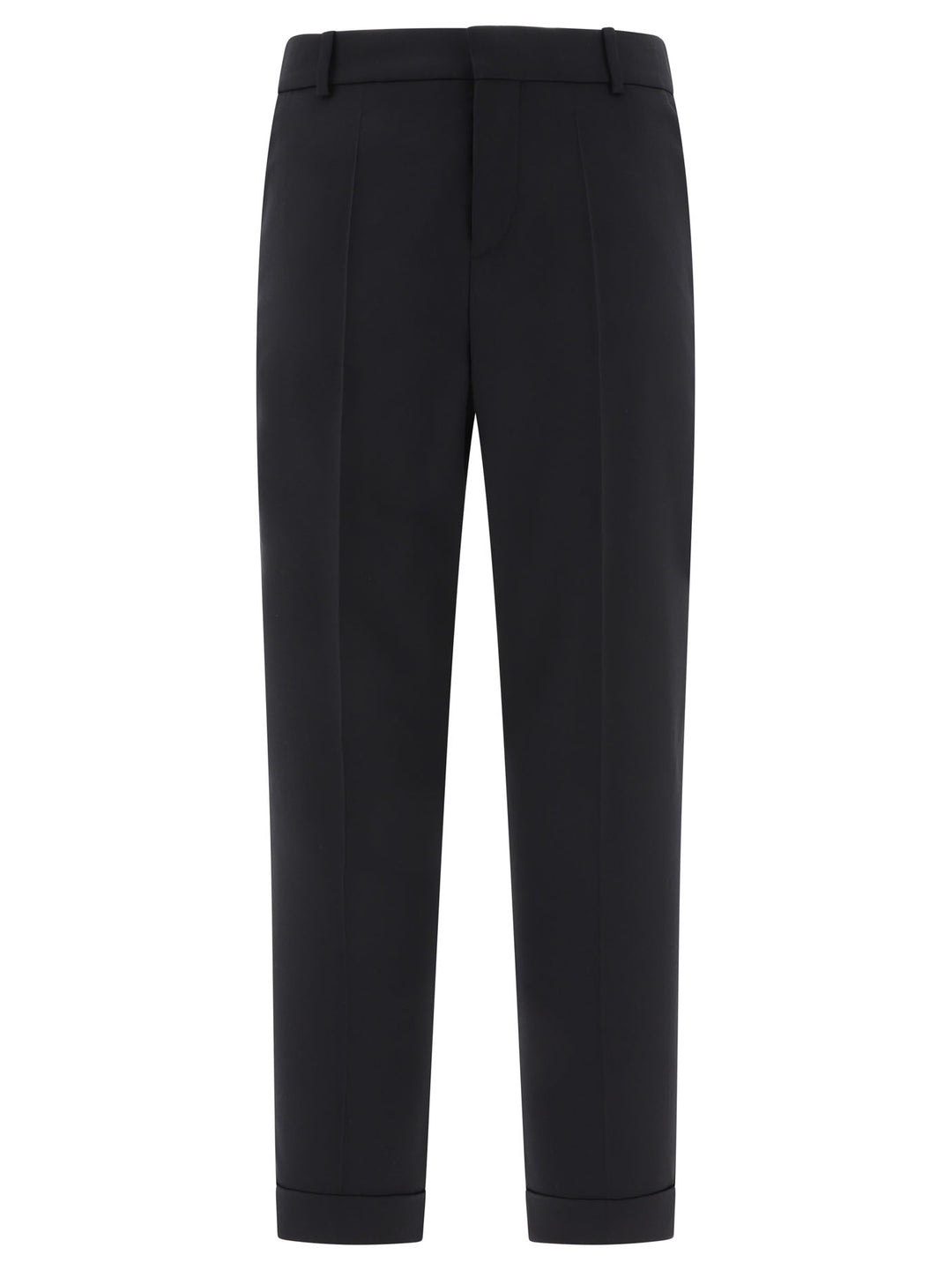 Wool Trousers Black