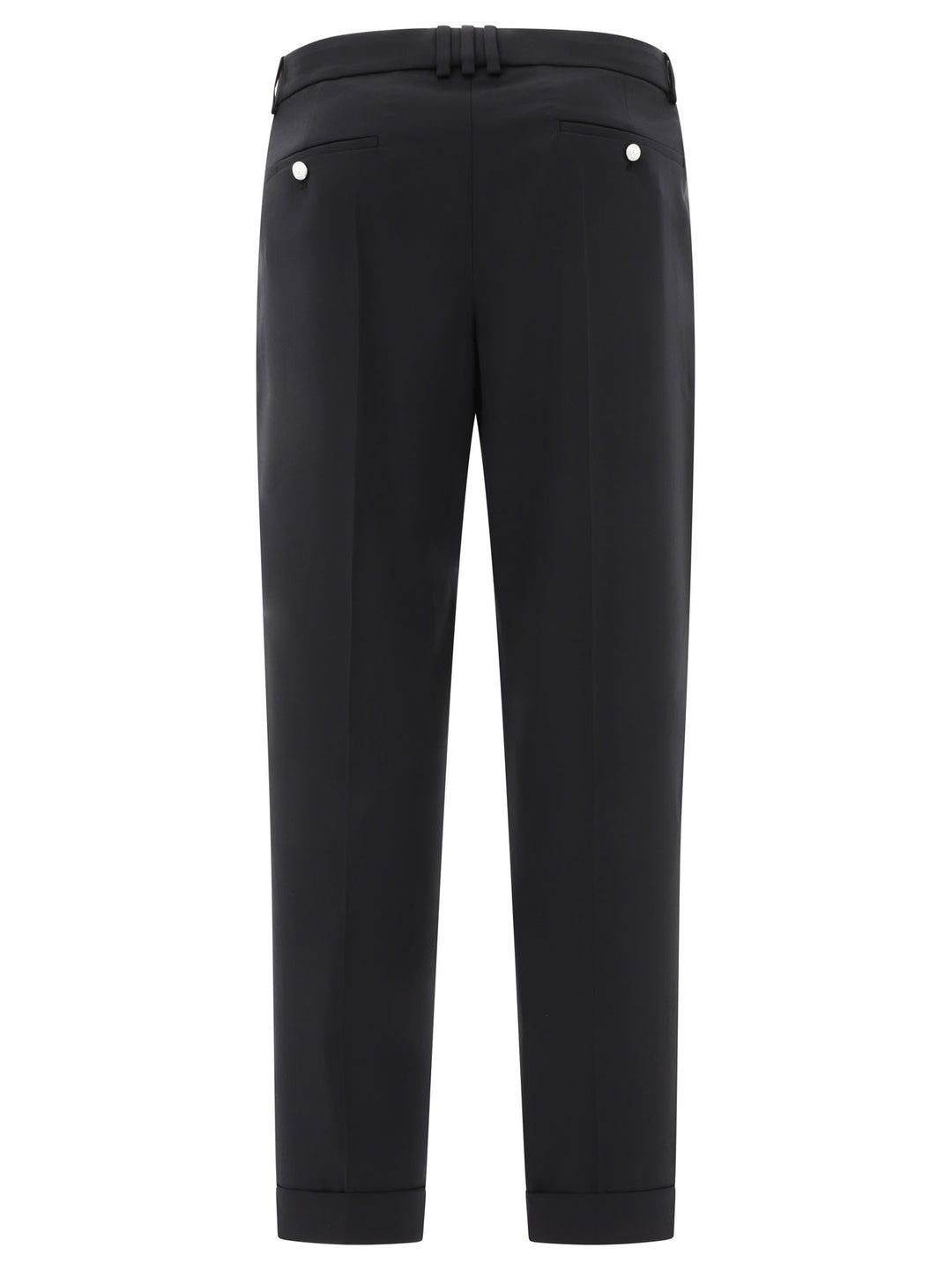 Wool Trousers Black