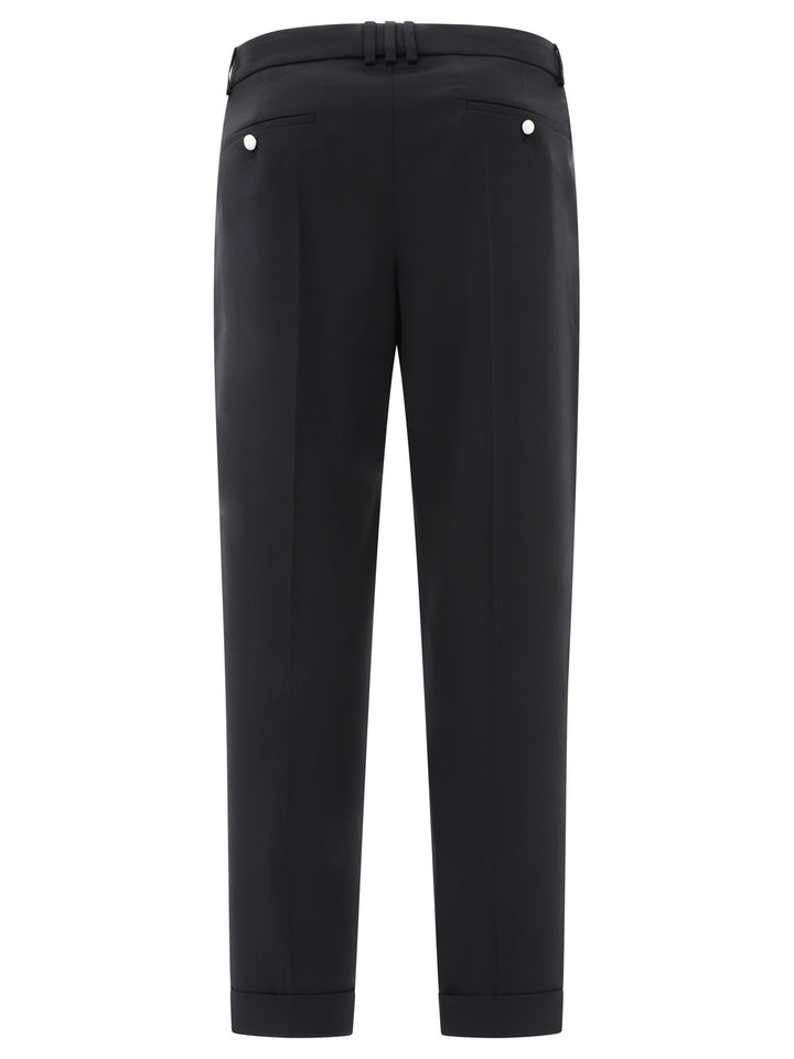 Wool Trousers Black