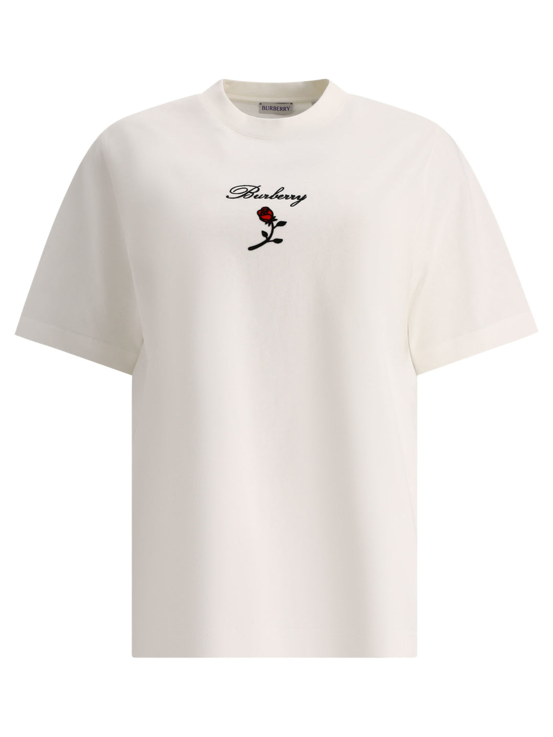 Rose Cotton T-Shirt T-Shirts White