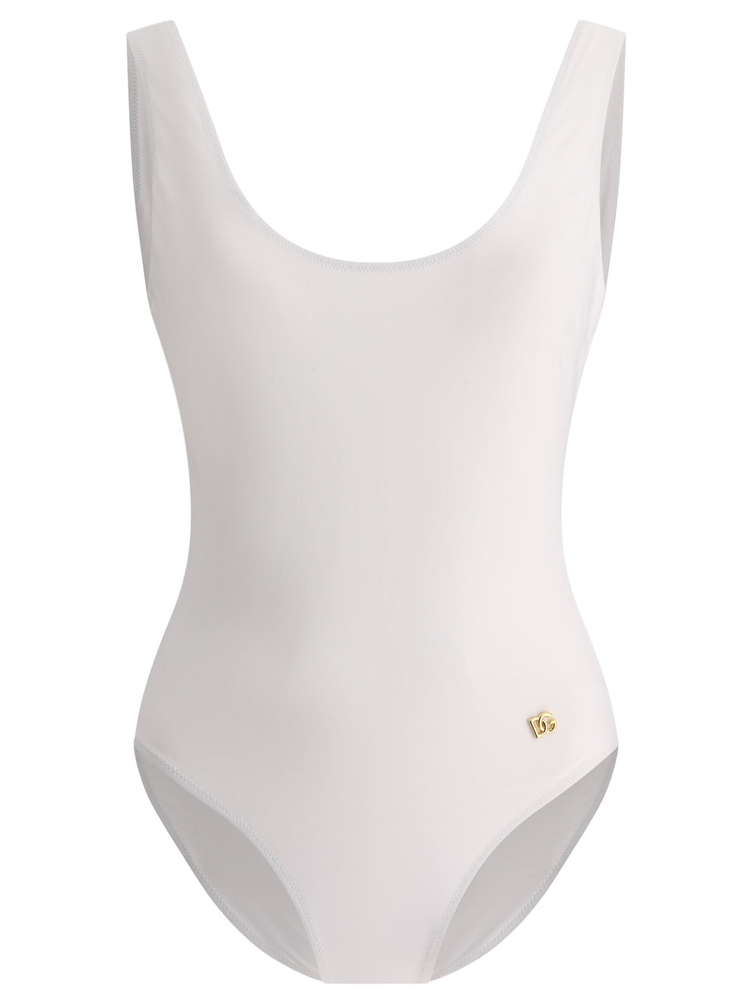 Swimsuit With Logo Costumes White