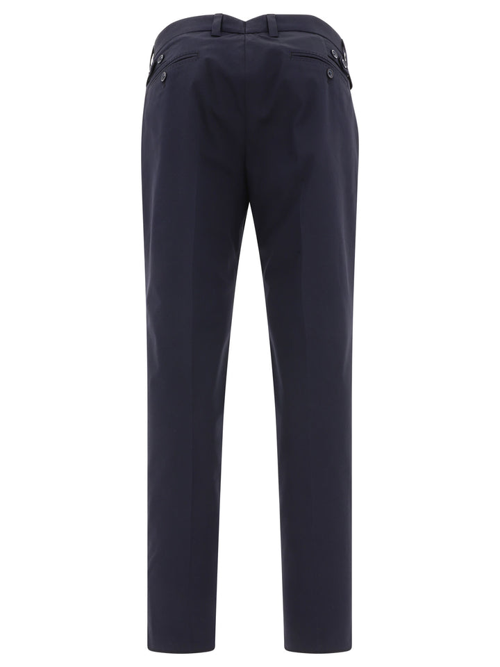 With Button Details Trousers Blue