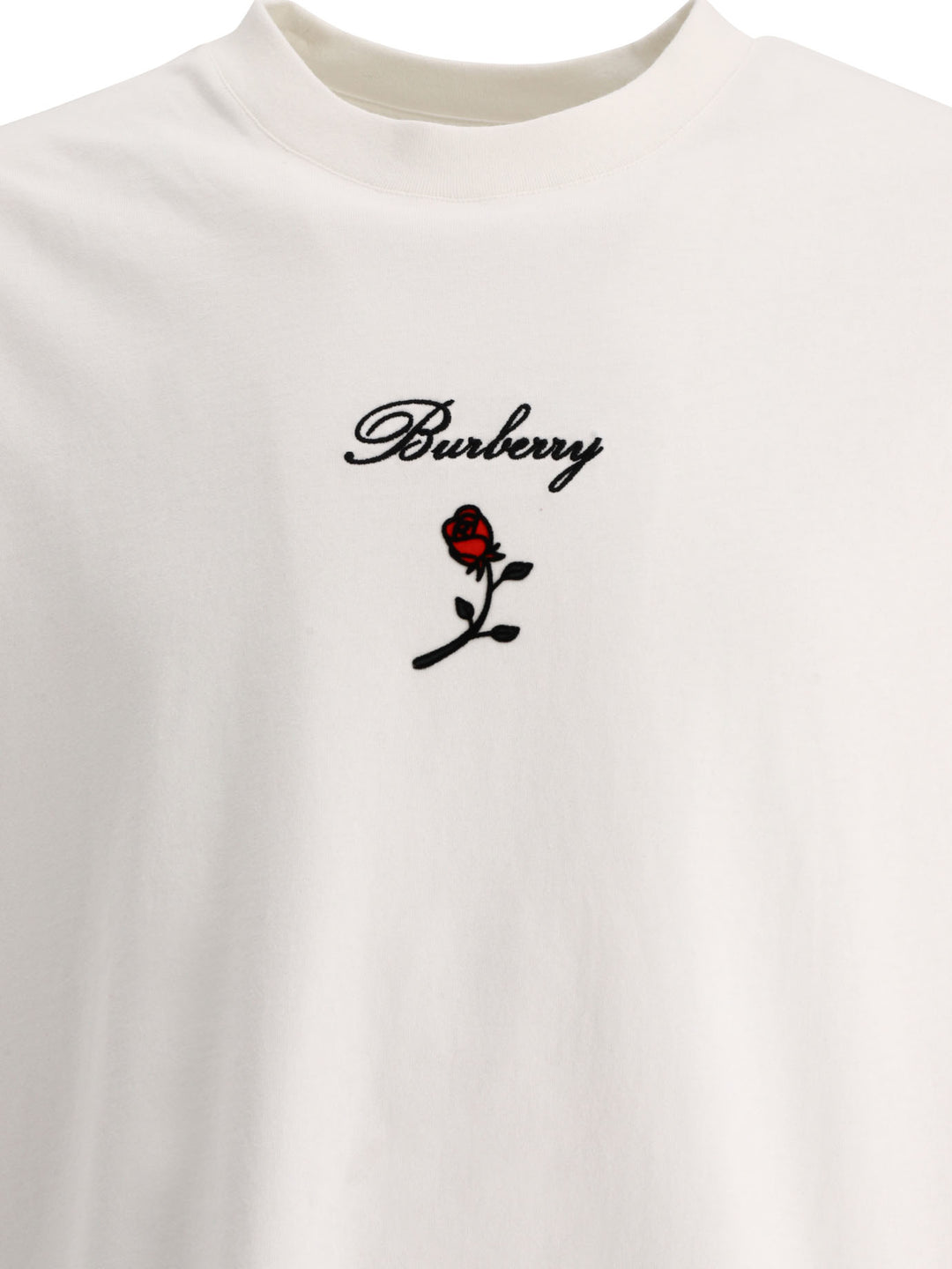 Logo Rose T-Shirt T-Shirts White