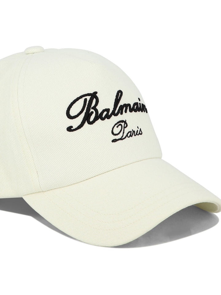 Balmain Paris Hats White