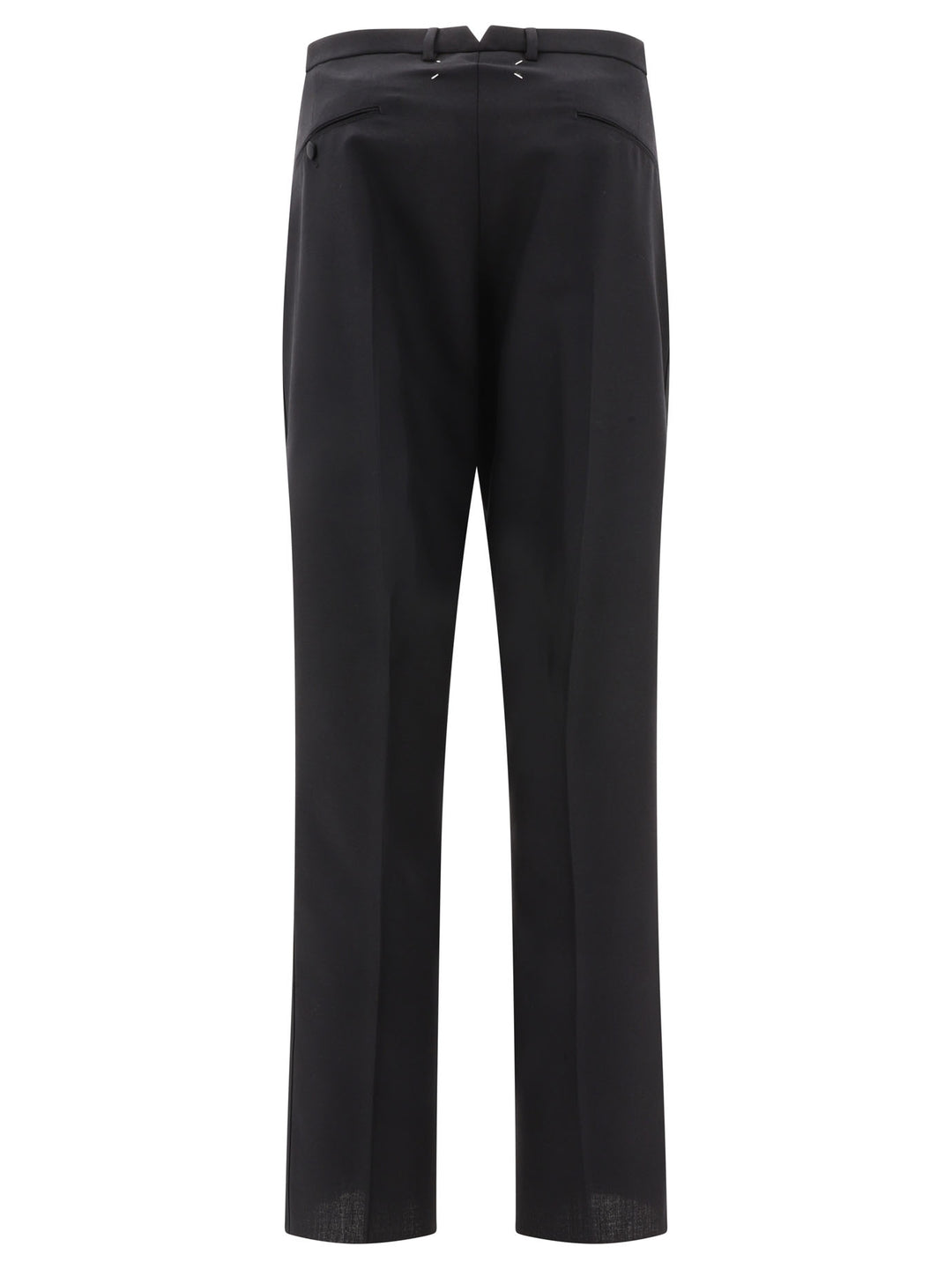 British Mohair Trousers Black