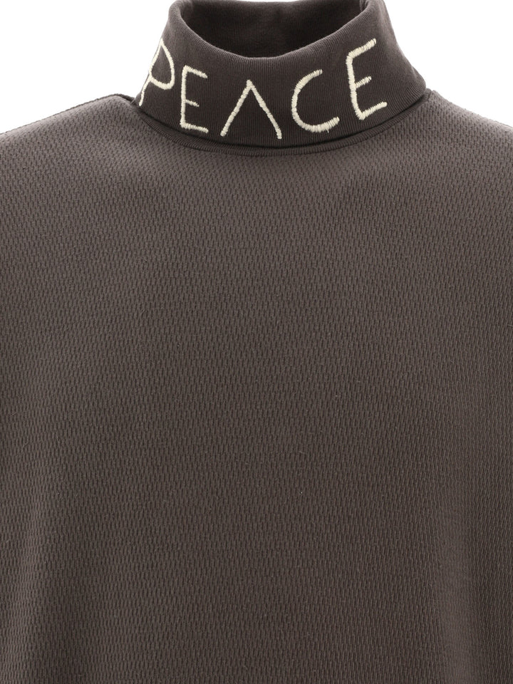 Embroidered Turtleneck Knitwear Green