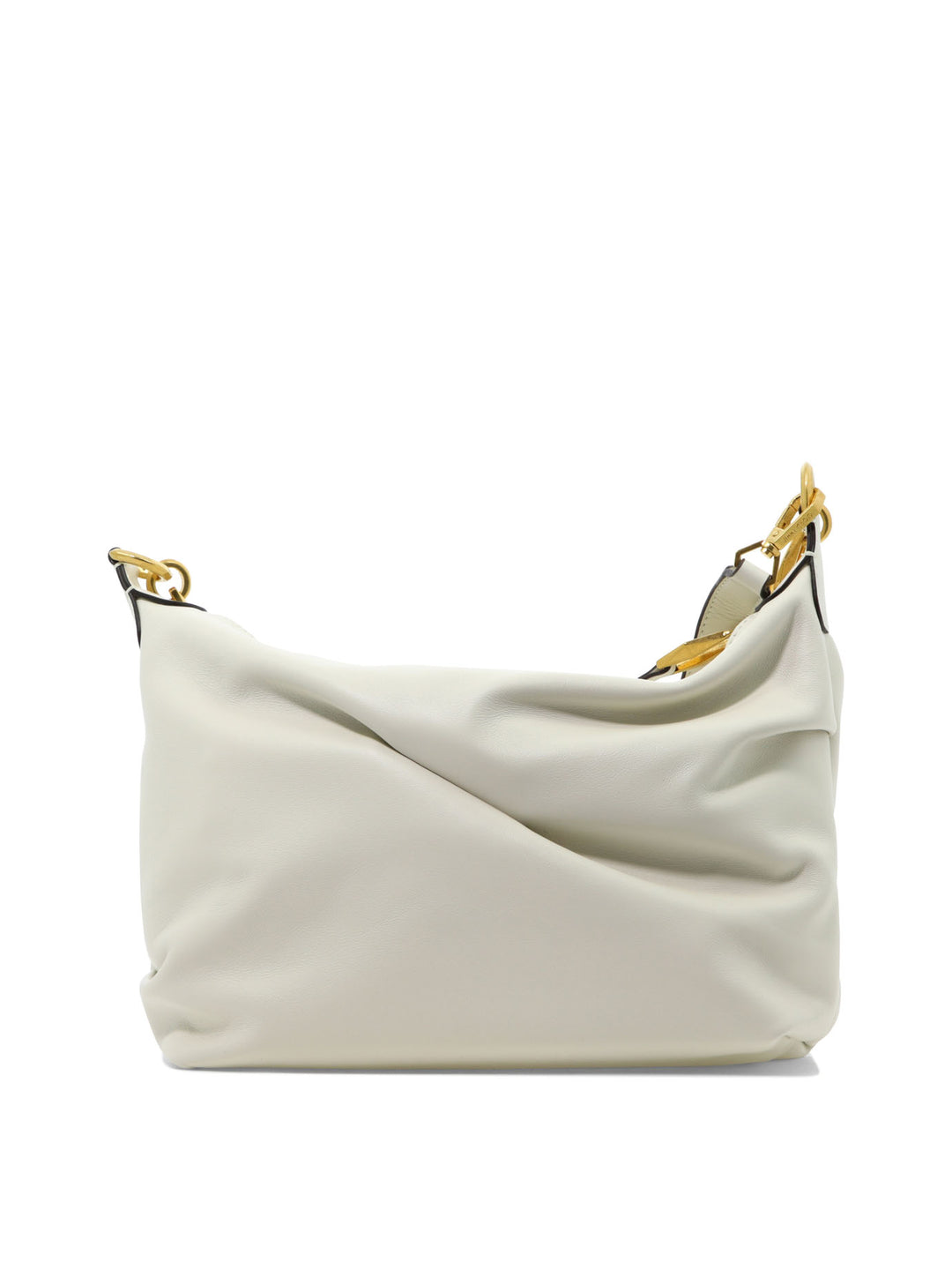 Diamond Soft Hobo Shoulder Bags White