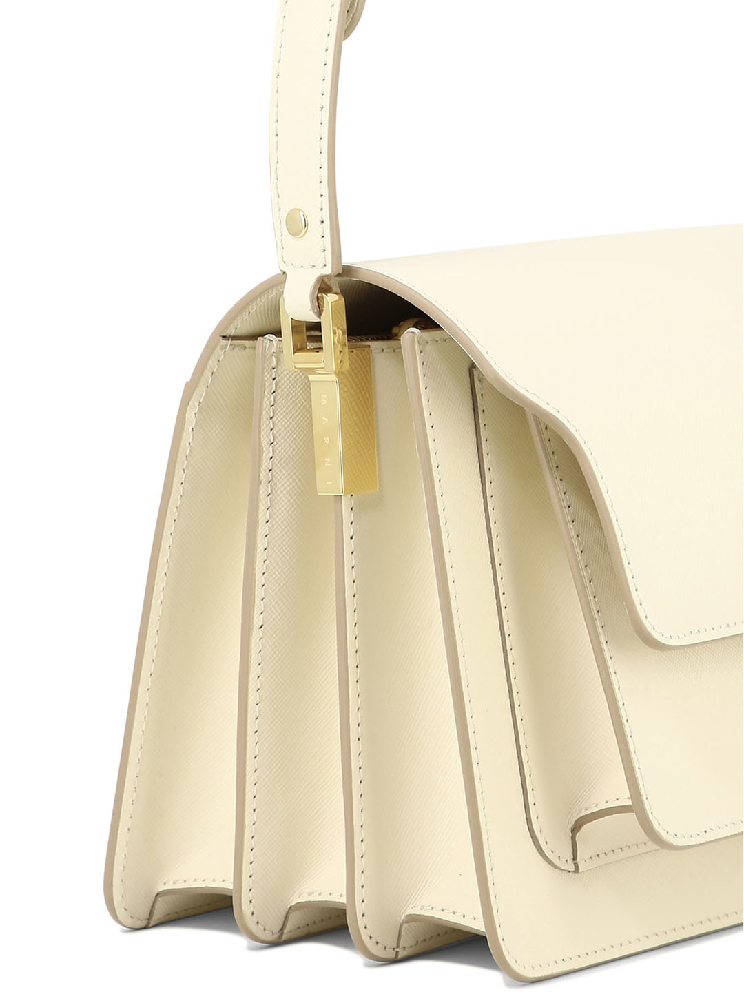 Trunk Media Shoulder Bags White