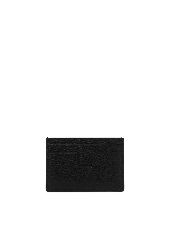 T Line Wallets & Card Holders Black