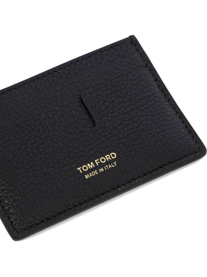 T Line Wallets & Card Holders Black