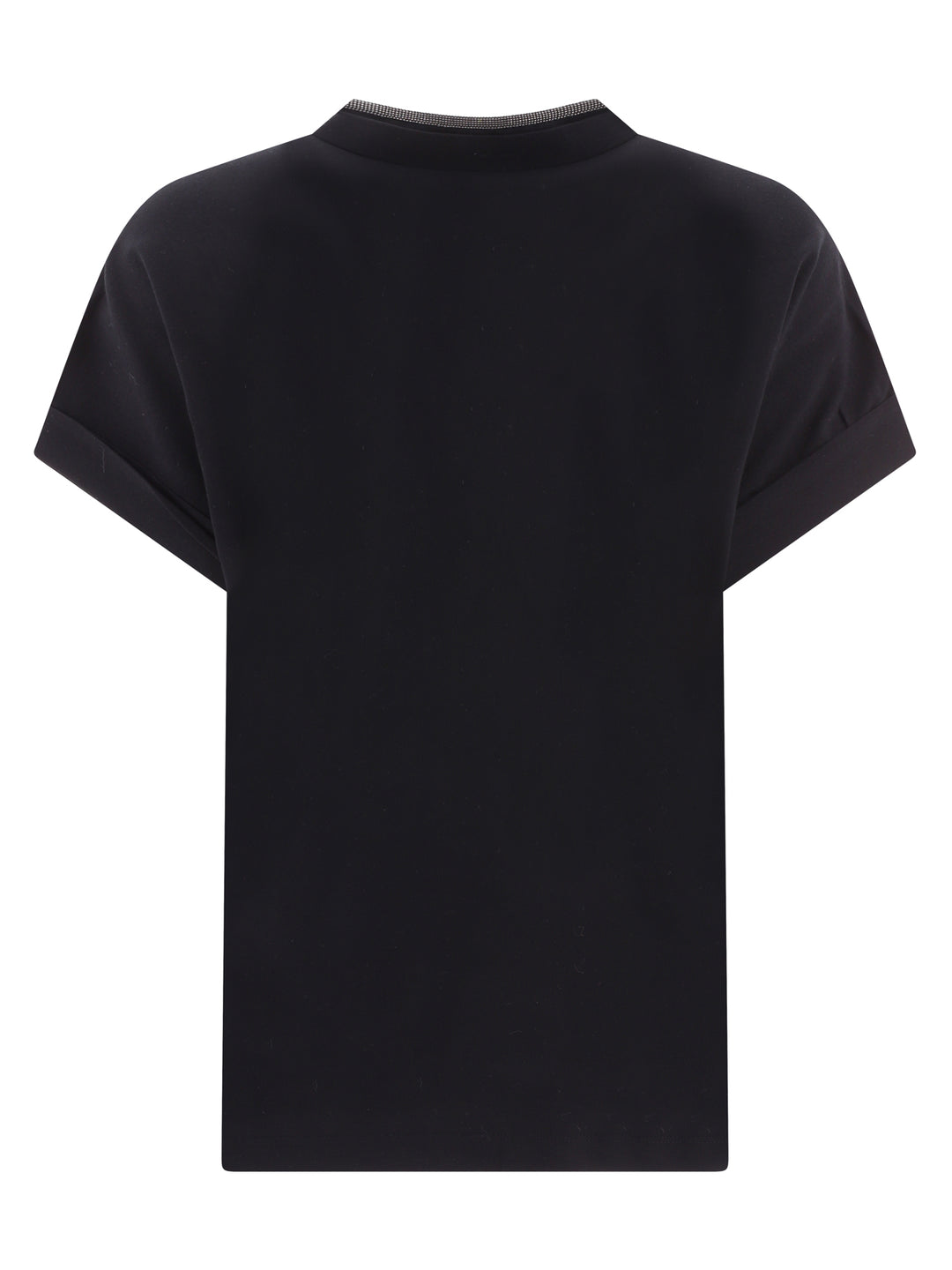 Precious Neckline T-Shirts Black