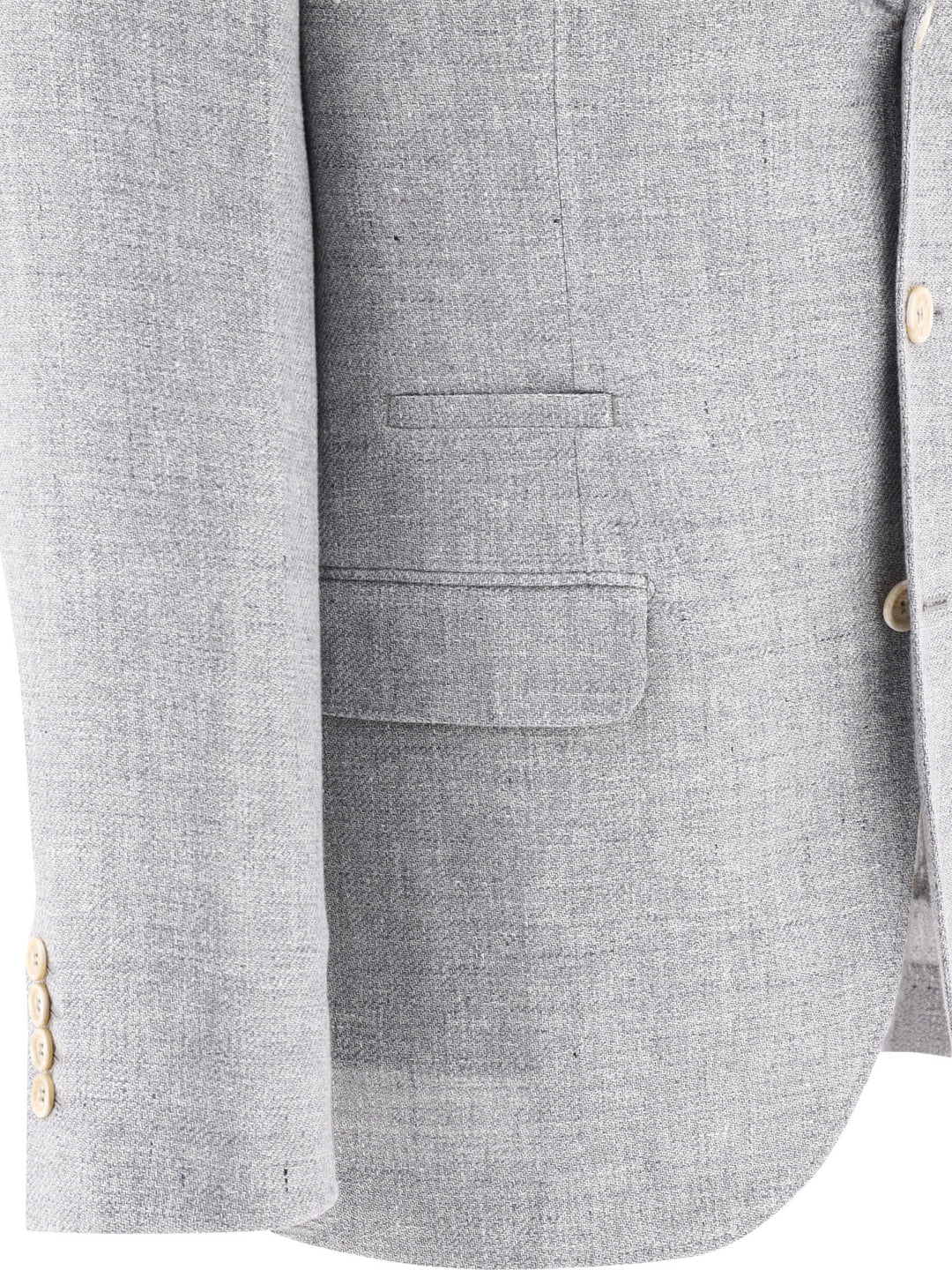 Deconstructed Blazer Jackets Grey