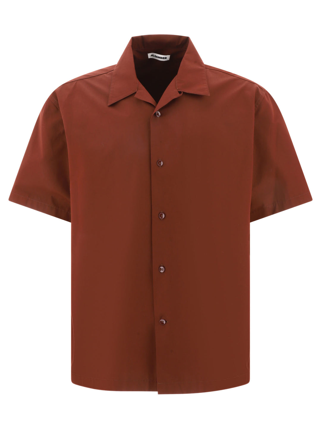 Poplin Shirt Shirts Brown