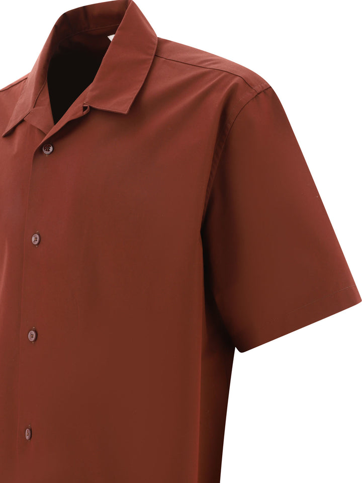 Poplin Shirt Shirts Brown