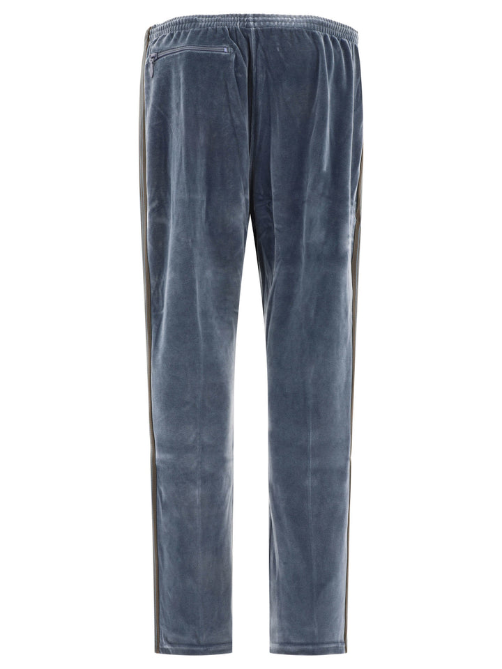 Velour Track Trousers Blue