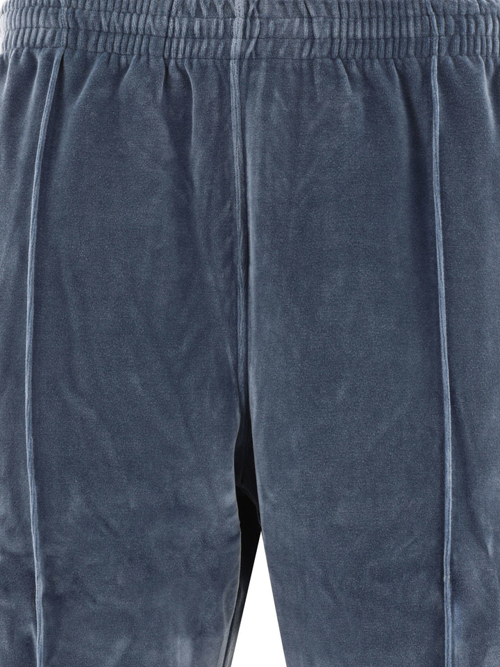 Velour Track Trousers Blue