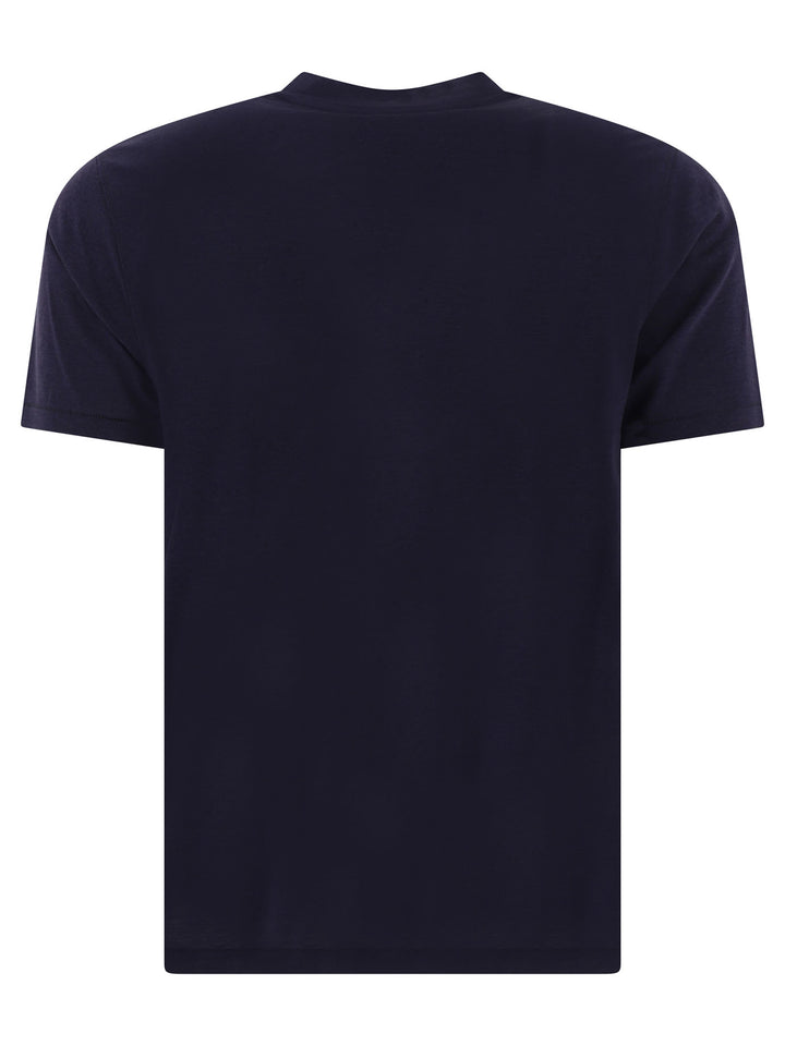 Lyocell T-Shirt T-Shirts Blue