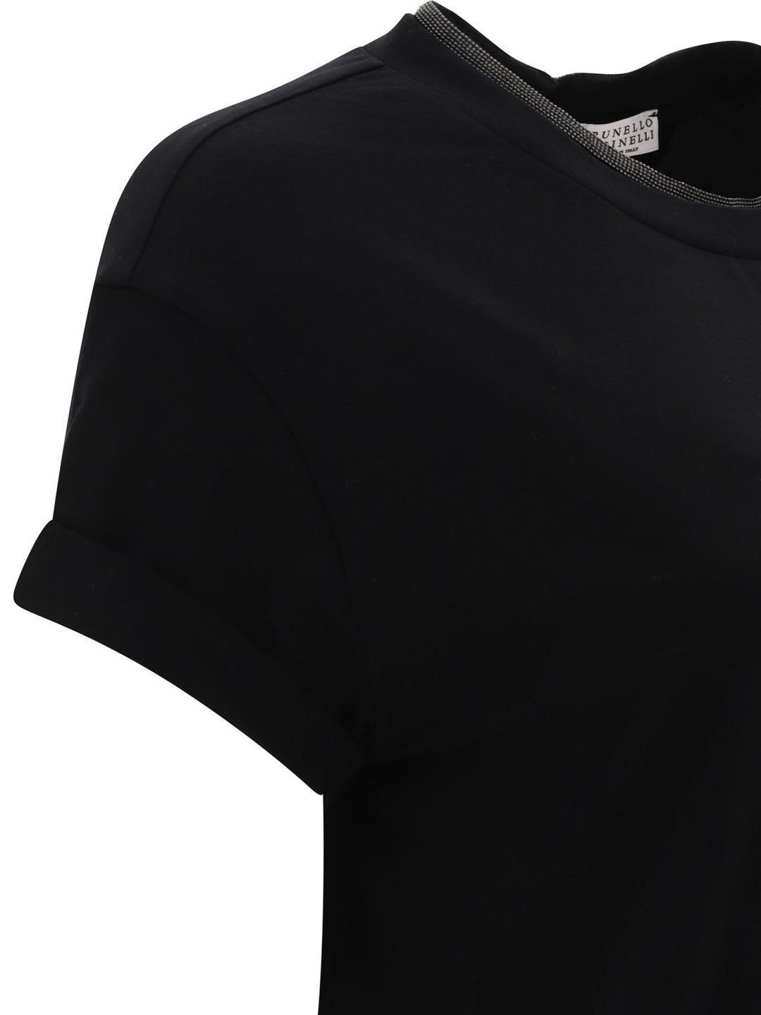 Precious Collar T-Shirts Black