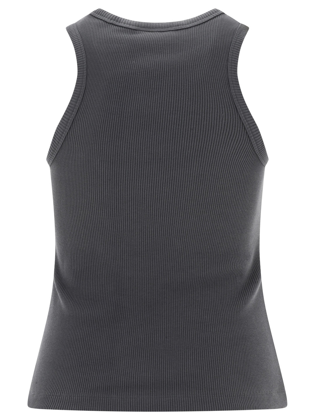 Ribbed Tank Top Tops Grey