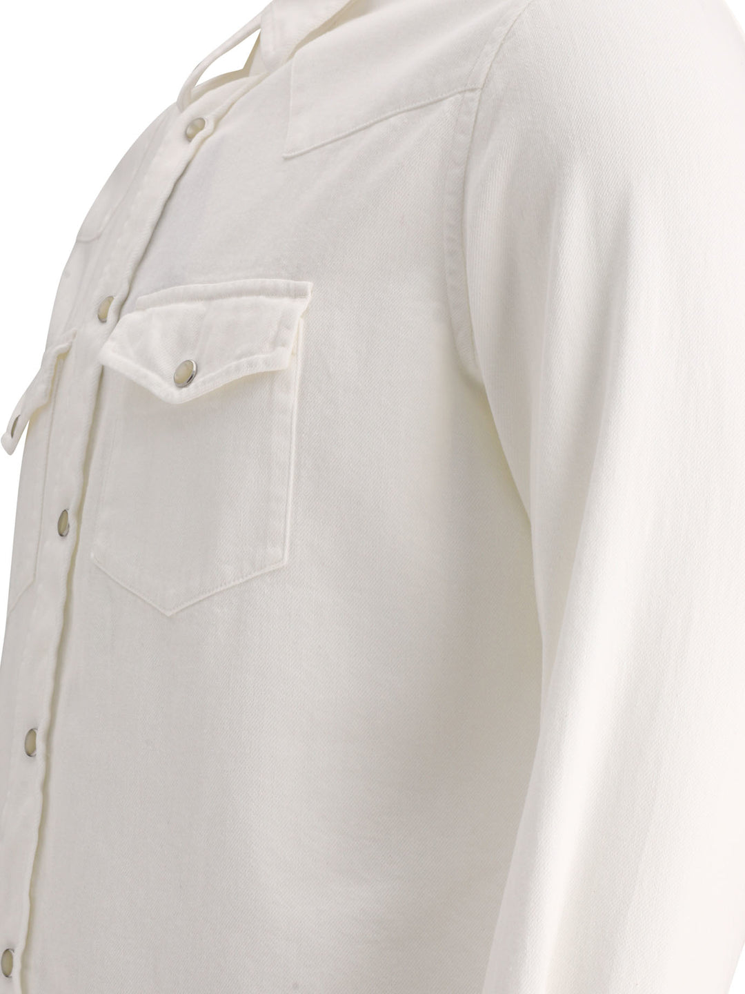 Shirt With Chest Pockets Shirts White