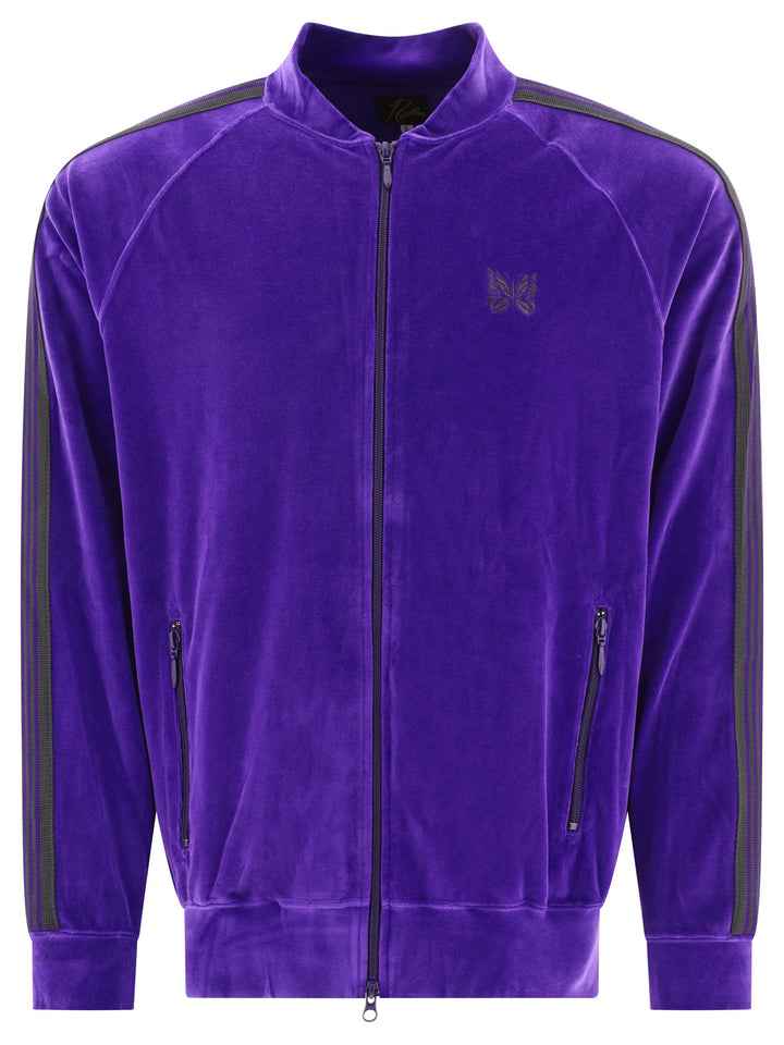 Velvet Sweatshirt Sweatshirts Purple