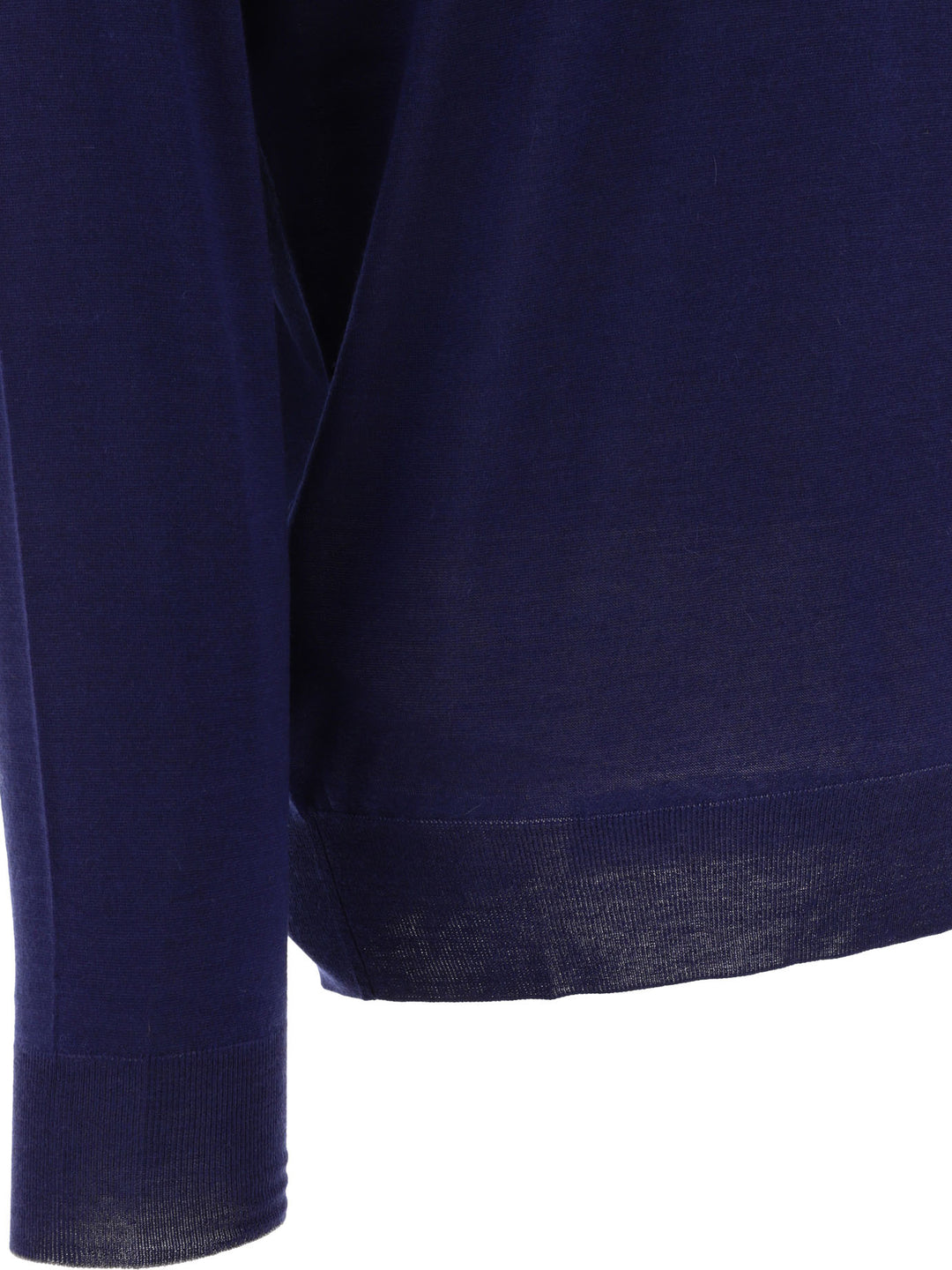 Lightweight Cashmere And Silk Sweater Knitwear Blue